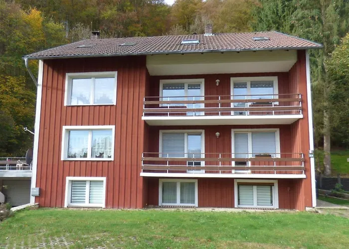 Mit Balkon Direkt Am Wald Und Wanderweg Ruhe Pur 2 Og 巴特萨克萨